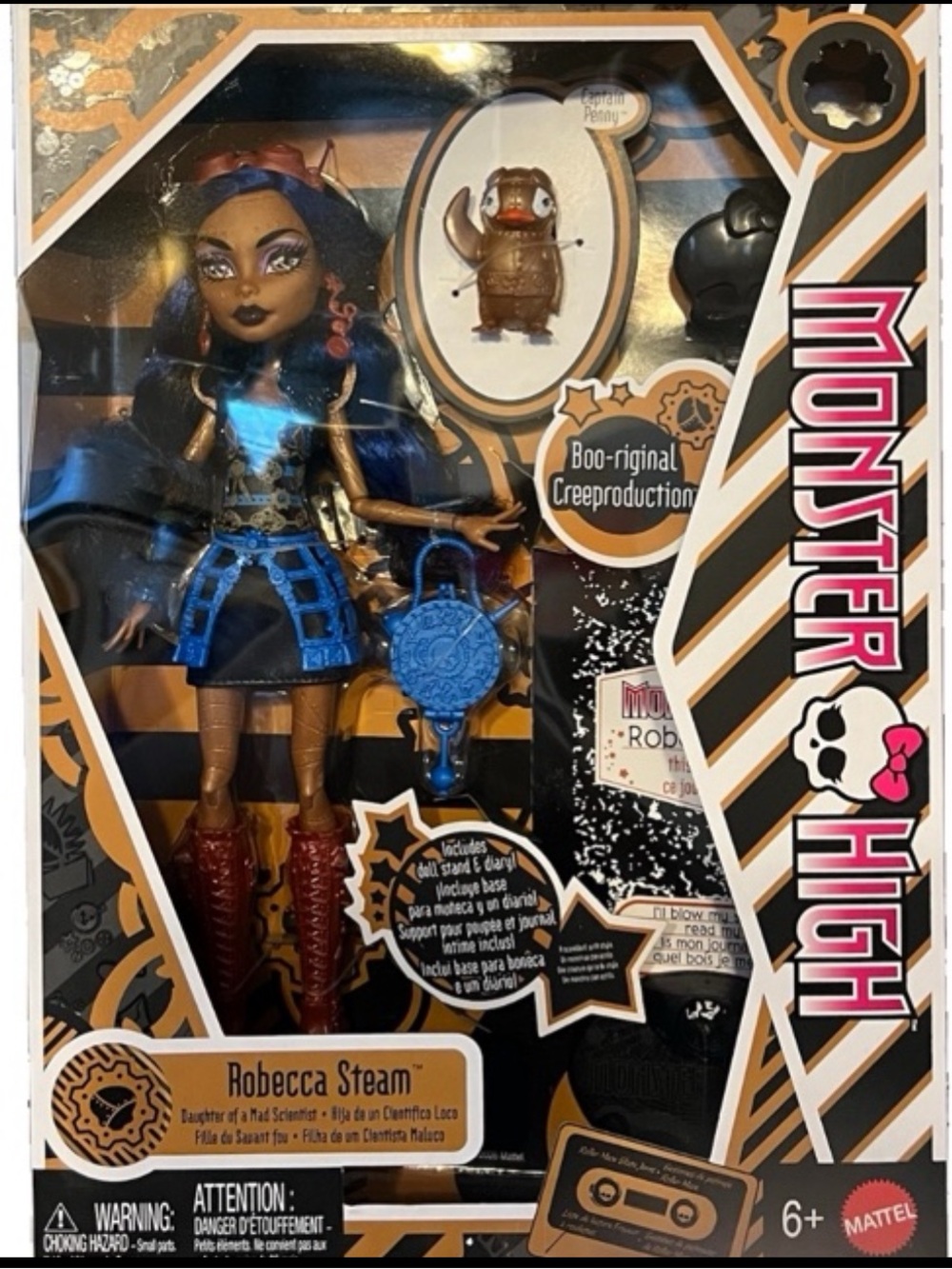 Monster High Boo-riginal Creeproductions 10.5” Rebecca Steam Fashion Doll